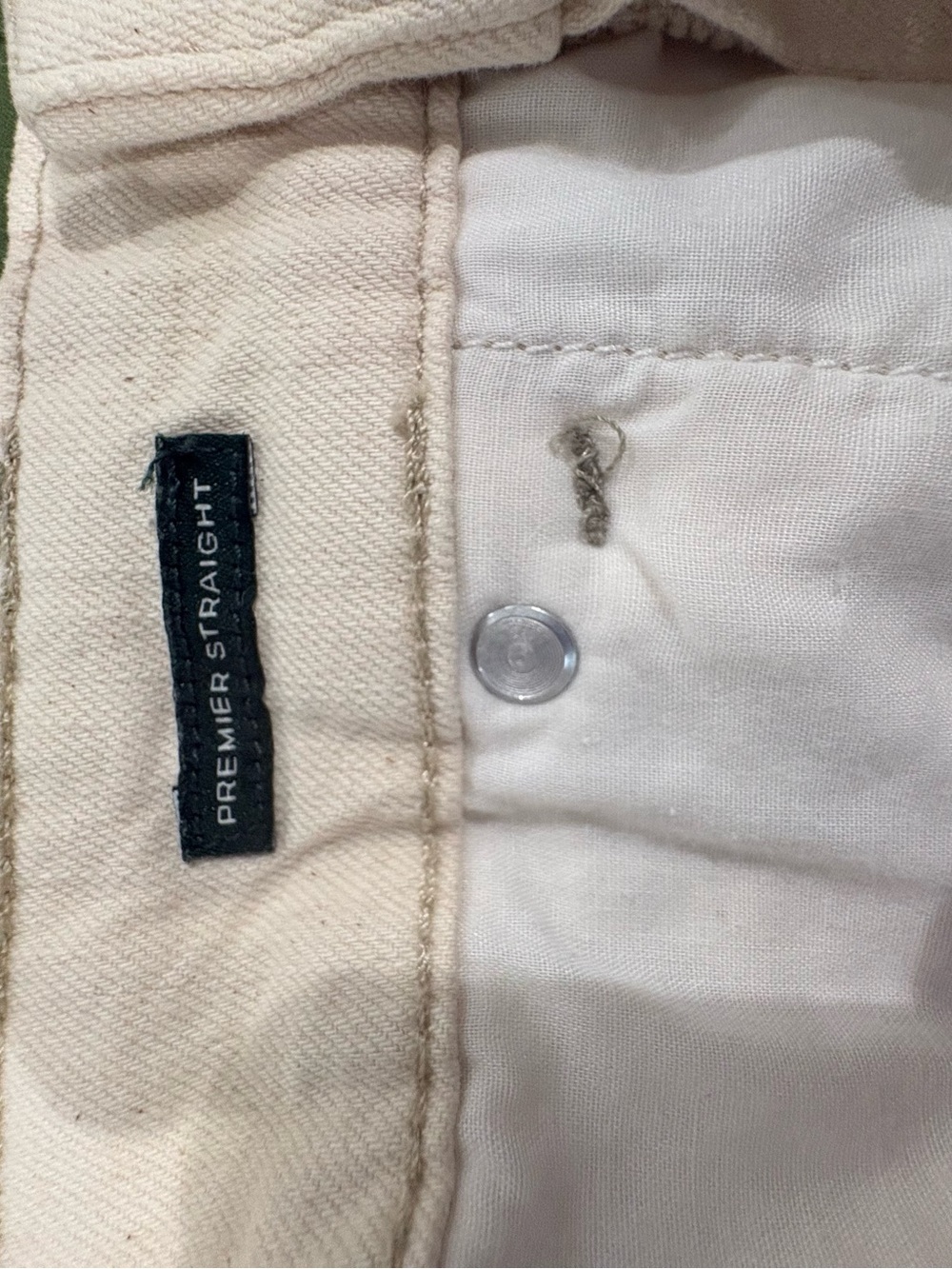 Ralph Lauren Cream High-Rise Jeans - Picture 5 of 5